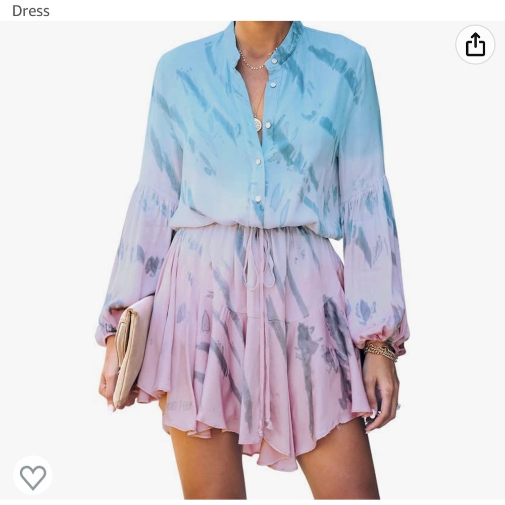 Tie-Dye, Tie Waist Dress